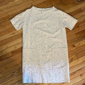 COS seersucker shift dress